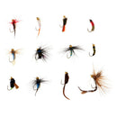 12pcs Simulation Flies All Purpose Flies for Grass Carp Fly Fishing Lure