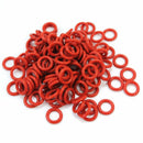 120X Silicone Rubber O-Ring Switch Dampener Dark Red For Cherry MX Keyboard-Part