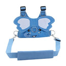 Baby Toddler Anti-Lost Backpack Seat Belt Traction Rope  Pale blue elephant