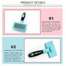 slicker brush for dogs and cats Pet grooming brush - Remove gently hair ent