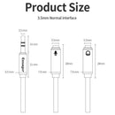 Essager Audio Cable Aux Cable for Microphone S10 Speaker Wire 3.5 Jack Spli K8C8
