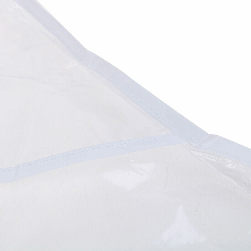 1Pcs Protect Hairstyle Rain Hat Plastic Bonnet for Women and Lady Clear %DP ^ Fw