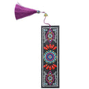 DIY Mandala Special Shaped Diamond Painting Leather Tassel Bookmark Gifts