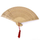 Foldable Sandalwood Handheld Fan Summer Outdoor Decoration Party Accs Favors