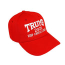 1Pcs Trump 2020 Keep America Great Embroidery Campaign Hat Usa Baseball Cap G8Z6