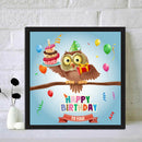 5D DIY Full Drill Diamond Painting Birds Birthday Cross Stitch Embroidery