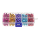 300 Pieces Mixed Colors Jingle Christmas Bells Loose Beads Charms 8mm Jewelry