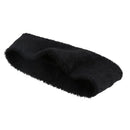 Black Spa Bathing Terry Elastic Headband Hair Tie Band 2 Pcs