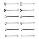 60pcs Stainless Steel Nose Studs Rings Piercing Pin Body Jewelry 22G 1.5mm