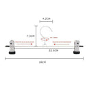 metal hangers Pants Hanger Strong Skirt hangers anti-reflective Clothes han Q4A9
