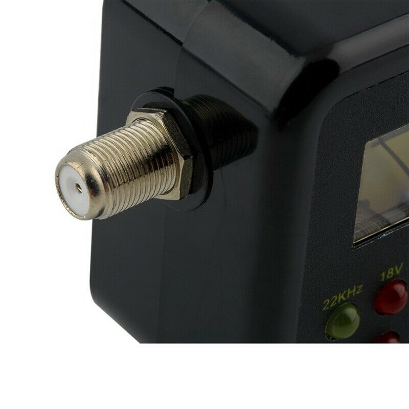 Plastic Black Mini Digital Lcd Display Satellite Signal Finder Meter Tester R4A9