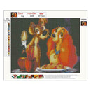 5D DIY Full Drill Diamond Painting Dog Cross Stitch Embroidery Mosaic Kits