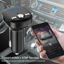 Car Bluetooth 4.2 Wireless Handsfree FM Transmitter MP3 Player USB Charger Kit