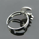 Moon and Star Shape Color Change Emotion Feeling Mood Ring Changeable Band