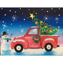 Christmas Car 5D DIY Full Round Diamond Painting Manual Mosaic Kit for Gift