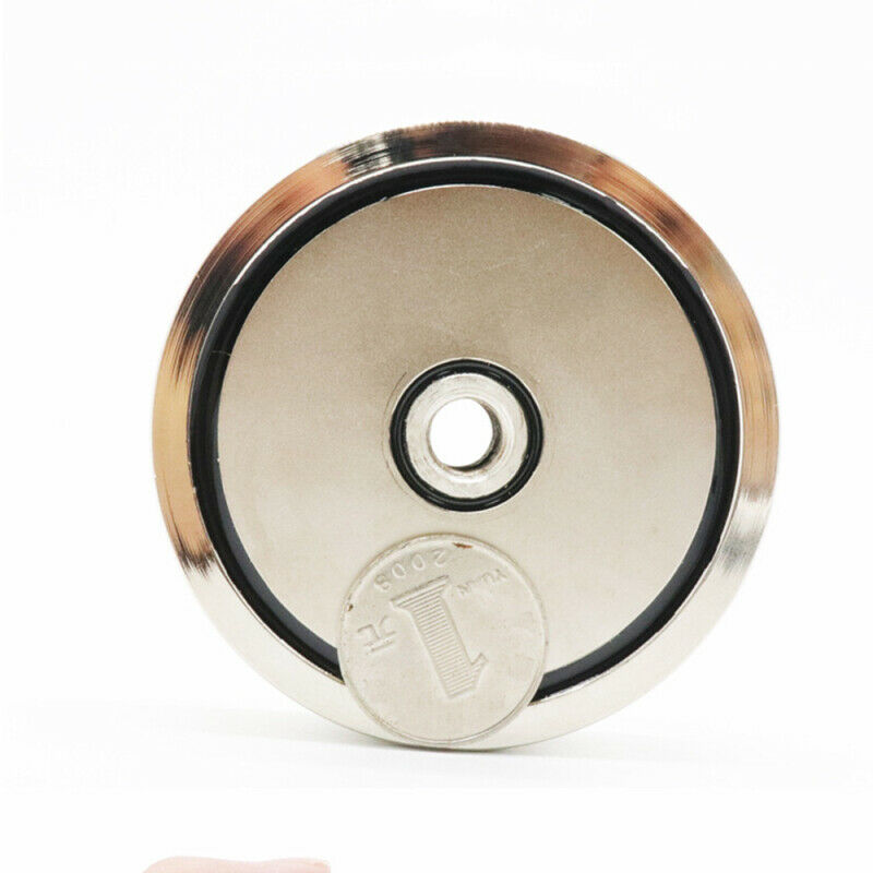 Double-Sided Fishing Magnet Round Pulling Force Super Strong Neodymium Fish REP