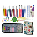 Crochet Hooks Kit with Case, 46X Crochet Hooks Set, Ergonomic Crochet Hooks