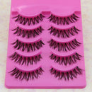 5 Pairs Fashion Natural False Eyelashes Handmade Soft Long Makeup Eyelashes Z-1