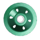 1Pc 4 Inch Concrete Diamond Wheel Green Diy Grinding Disc For Cutting Marbl