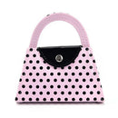 Dot Purse Manicure Pedicure Tool Kits Bridesmaid Xmas Wedding Gifts Pink   OZ