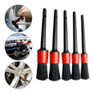 5Pcs Car Detailing Brush Set Detail For Cleaning Wheel Air Emblems Engine J2H4