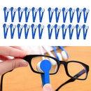 24Pcs Eyeglass Microfiber Spectacles Cleaner Cleaning Tools Brush Eyeglasses
