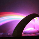 Children's Rainbow Projection Lamp Led Projector Bedroom Decorations E2W0