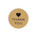Round Kraft Wedding Thanks Decor Stickers Student Stickers Thank You Sticke W8B8