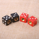 4X Car Truck Motocycle Bike Dice Tyre Tire Wheel Stem Air Valve Dust Caps Cover