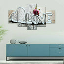 5pcs/set Unframed Abstract Art Canvas Oil Painting Picture Print Home Wall-S Hn