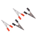 10pcs crocodile clips plastic handle testing metal alligator clips clamps  Z