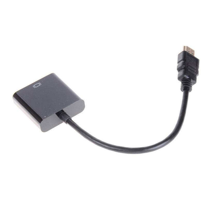 HDMI Male 1080P to VGA Female Video Cable Cord Converter Adapter For HDTV PC  Z