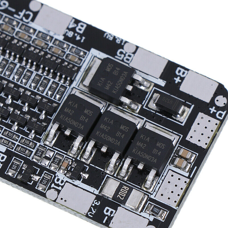 6S 15A 24V PCB BMS Protection Board For 6 Pack 18650 Li-ion Battery Cell Mo Nw