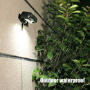 Solar Light PIR Motion Sensor 12LED Street Lamp Lantern Wall Light (Black) A