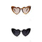 4pcs Women's Heart Frame Sunglasses Summer Glasses Party Costume Eyewear
