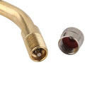 Universal 45 Degree Metal Tyre Valve Extension for Motorcycle Car Scooter
