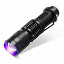 1X Aluminum High Power 10W 395nm UV Lamp Purple Violet Light LED Flashlight LJ