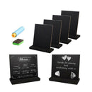 Mini Tabletop Chalkboard Signs Wedding Diy Decoration Wooden Frame Blackboa