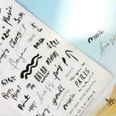 8Sheet Simple Paper Stickers For Diary Notebook Phone Journal Supply Englis O6R4