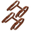 2x Heavy Duty Leather Strap Sling Belt Travel Rug Yoga Mat Picnic Blanket Holder