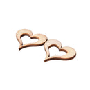 Special Wooden Mini Hollow Love Heart Wood Cutout Wedding Craft Embellishment