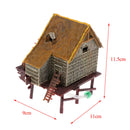 Pneumatic Aeration Aquarium Fish Tank Large Waterwheel Hut Decoration