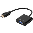 1080P HDMI to VGA Adapter Digital to Analog Converter Cable for PC (Black) A