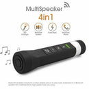 Bluetooth Multifunction Flashlight Speaker Music Torch Bike Cycling Portabl B6Y5