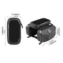 Hard-Shell Bike Front Frame Bag Bicycle Top Tube Case Touch Screen Phone Pouch
