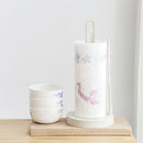 Vertical Roll Holder Paper Napkin Shelf Desktop Punch Paper Towel Storage H