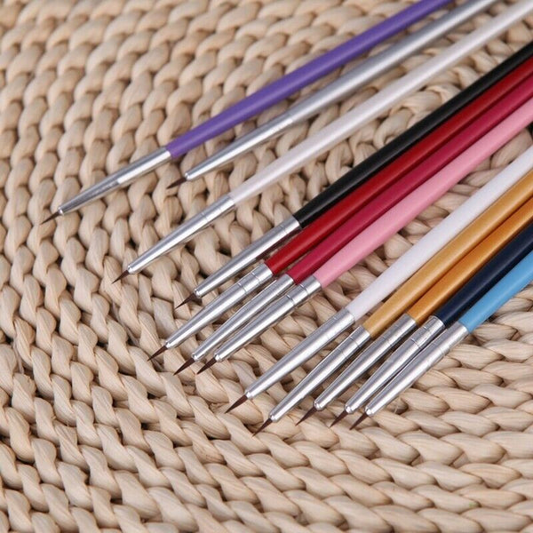 12 pcs pens and brushes for nail art breeze Polish Nail Painting DIY Profes Q7Y2