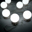 10pcs Makeup Mirror Vanity LED Soft Light Bulbs Kit Cosmetic Lighting White Set