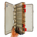 Storage Double Sided Bails Hooks Transparent Cover Fishing Tackle Box Sport