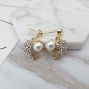 Women Heart Jewelry Set Diamond Jewelry Set Sweater Necklace Earrins
